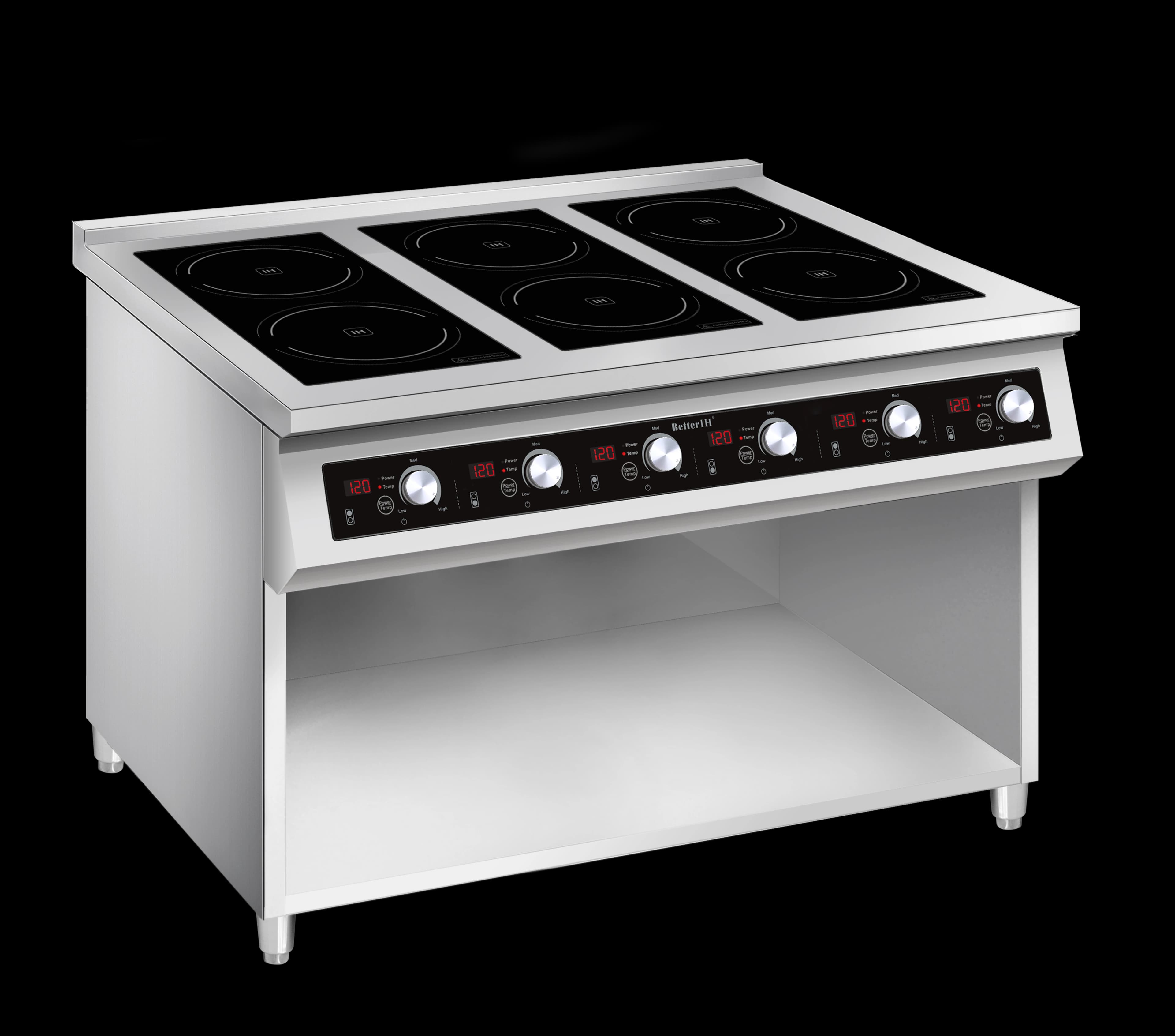 EW5/5T6-H7 6-Zone Commercial Induction Range